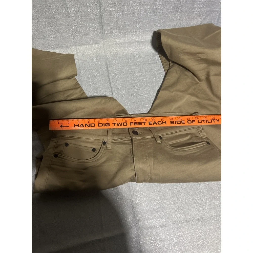 Banana Republic Men's 5 Pocket Pant Stretch‎ Cotton Slim Straight Fit TAN 30x30
